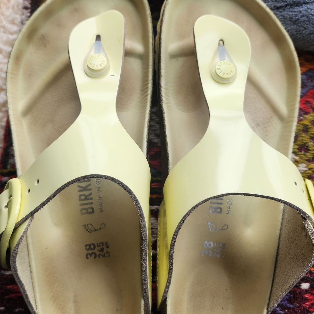 Birkenstock Women's Light Yellow Sandals